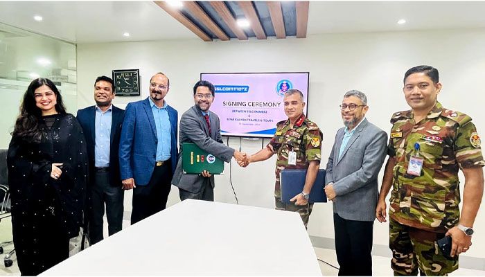 এসএসএলকমার্জের সঙ্গে সেনাকল্যাণ ট্রাভেলস অ্যান্ড ট্যুরসের চুক্তি স্বাক্ষর 