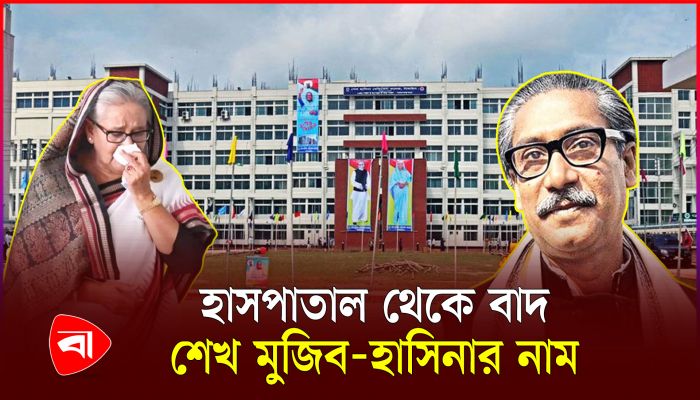৬ মেডিকেল কলেজ থেকে বঙ্গবন্ধু–শেখ হাসিনার নাম বাদ