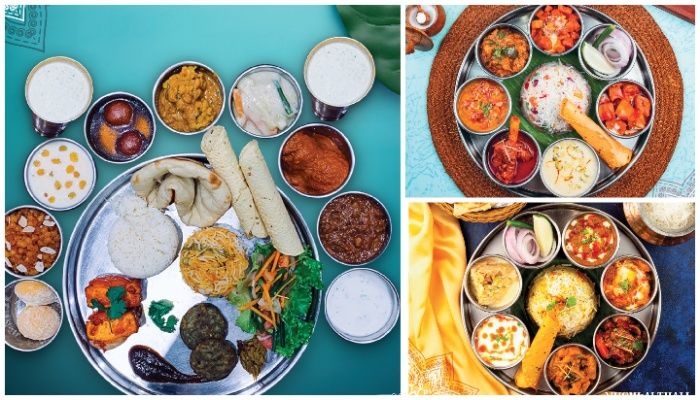 হোটেল সারিনাতে পূজার থালি