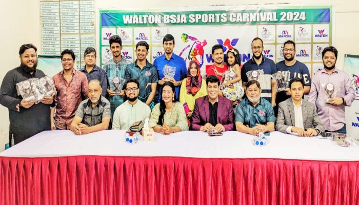 পর্দা নামল ওয়ালটন-বিএসজেএ স্পোর্টস কার্নিভালের