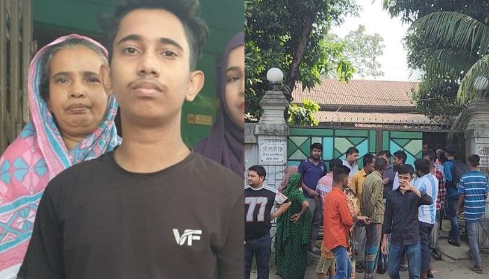 ঘরের মেঝেতে পড়ে ছিল মা-ছেলের নৃশংস মরদেহ