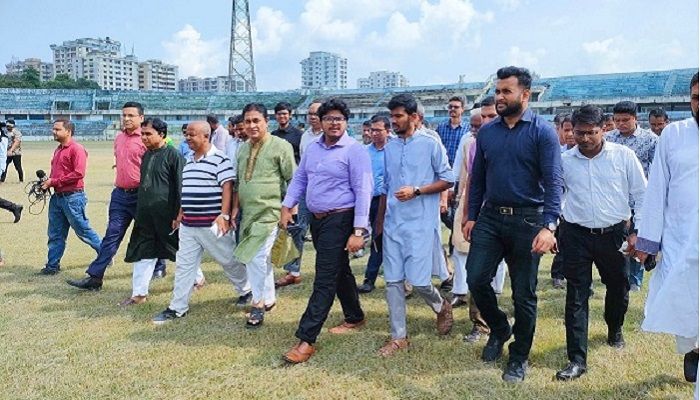 এমএ আজিজ স্টেডিয়ামের সংস্কারের ঘোষণা ক্রীড়া উপদেষ্টার