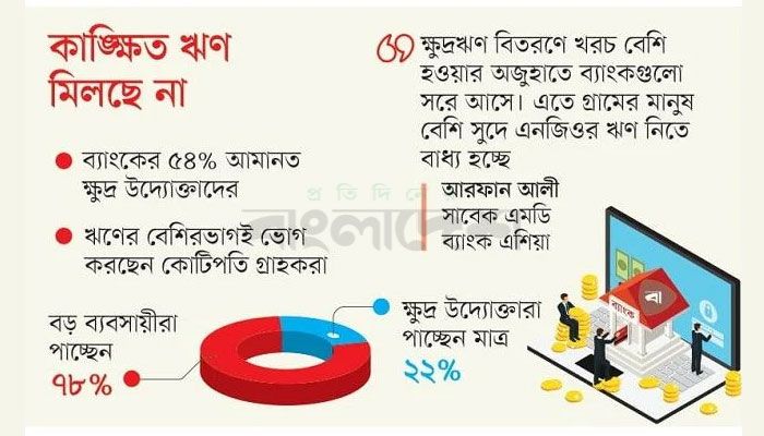 ক্ষুদ্র উদ্যোক্তাদের দুঃখ বোঝে না কেউ