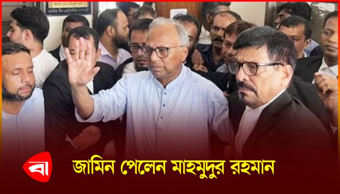 সাংবাদিক মাহমুদুর রহমানের জামিন 