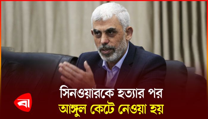 সিনওয়ারকে হত্যার বর্ণনা দিলো ইসরায়েল