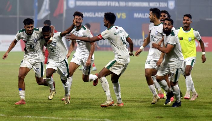 পাপনের গোলে বছরের শেষটা রাঙাল বাংলাদেশ