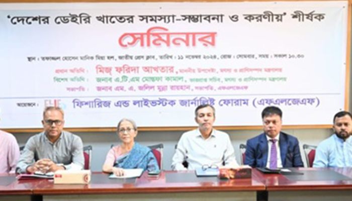 আমদানি নির্ভরতা থাকলে দুধের উৎস্যগুলো নষ্ট হয়ে যাবে : প্রাণিসম্পদ উপদেষ্টা