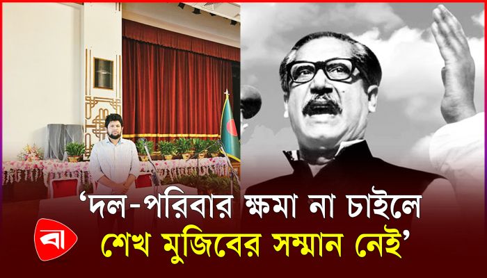শেখ মুজিবের ছবি সরানো নিয়ে মুখ খুললেন উপদেষ্টা মাহফুজ 