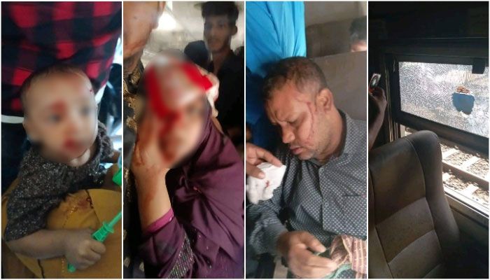 মহাখালীতে শিক্ষার্থীদের ইট-পাটকেলে রক্তাক্ত শিশুসহ অনেকে