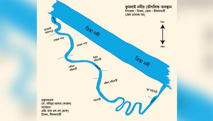 ‘উধাও’ হয়ে গেছে কুমলাই নদী