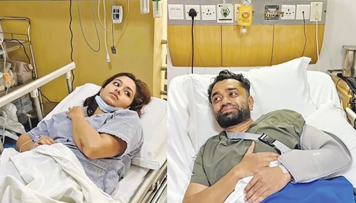 হাসপাতালে ফারিণ-পাভেল দোয়া চাইলেন নির্মাতা
