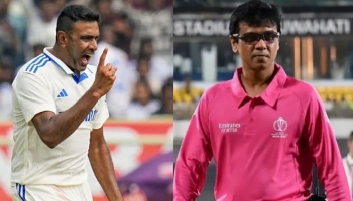 বাংলাদেশি আম্পায়ারকে অশ্বিনের খোঁচা