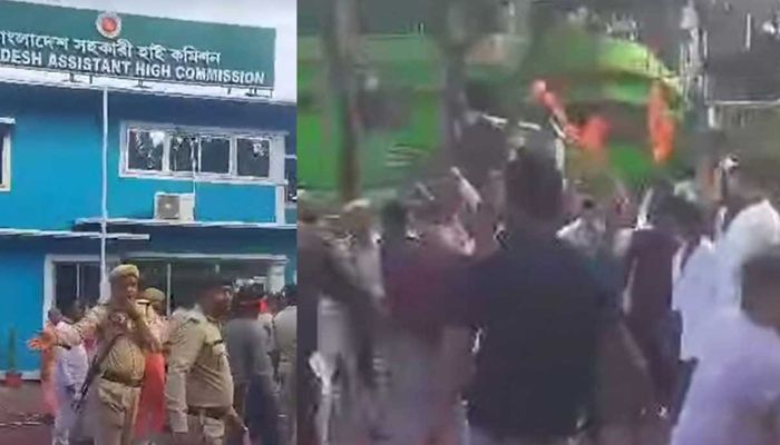 আগরতলায় বাংলাদেশের হাইকমিশনে হামলা, ভারতের দুঃখ প্রকাশ