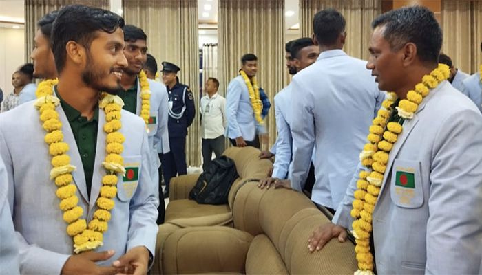 যুব হকি দলকে ২০ লাখ টাকা পুরস্কার ঘোষণা ক্রীড়া মন্ত্রণালয়ের