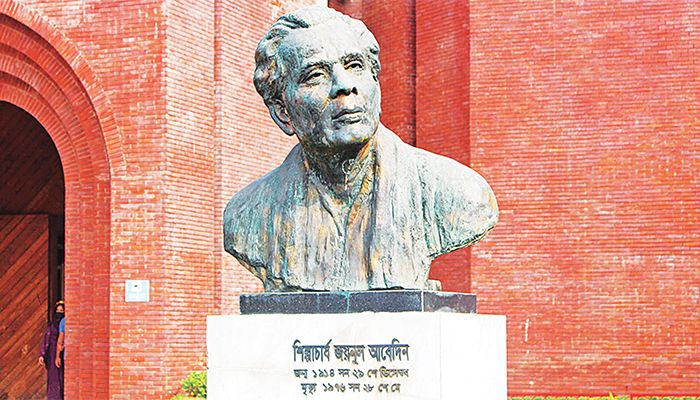 শিল্পাচার্যের স্মৃতি নিয়ে লোকশিল্প জাদুঘর