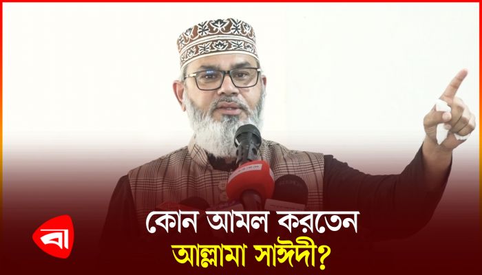 আল্লামা সাঈদীর আমল নিয়ে যা বললেন মাসুদ সাঈদী