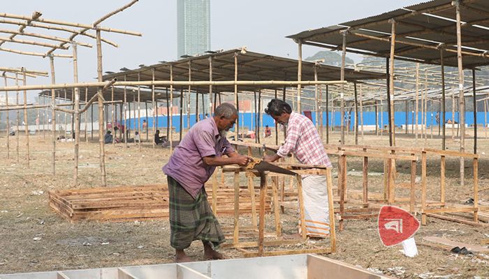 অমর একুশে গ্রন্থমেলার প্রস্তুতি