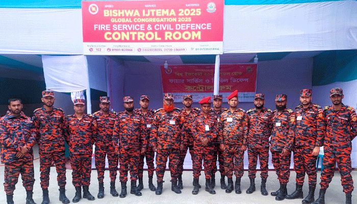বিশ্ব ইজতেমায় সেবা দিতে প্রস্তুত ফায়ার সার্ভিস