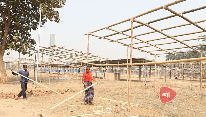 অমর একুশে গ্রন্থমেলার প্রস্তুতি