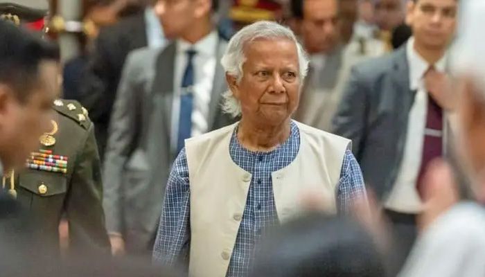অন্তর্বর্তী সরকারের প্রধান উপদেষ্টা ড. মুহাম্মদ ইউনূস। ছবি : সংগৃহীত