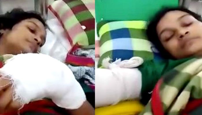 গোপনাঙ্গ কাটার ক্ষোভে স্ত্রীর হাত কাটলেন স্বামী