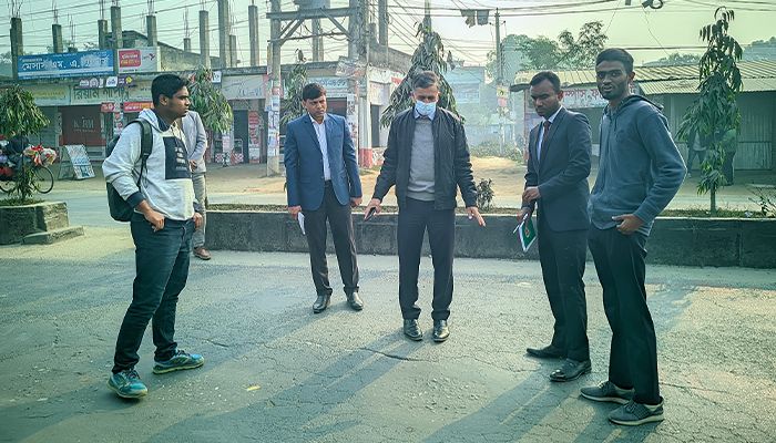 রংপুরে আন্তর্জাতিক অপরাধ ট্রাইব্যুনালের প্রতিনিধিদল