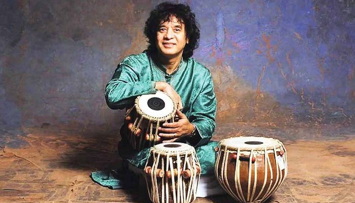 কিংবদন্তি তবলাবাদক প্রয়াত ওস্তাদ জাকির হোসেন