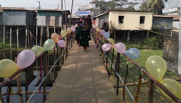 প্রবাসীর অর্থায়নে দুই উপজেলার সেতুবন্ধন