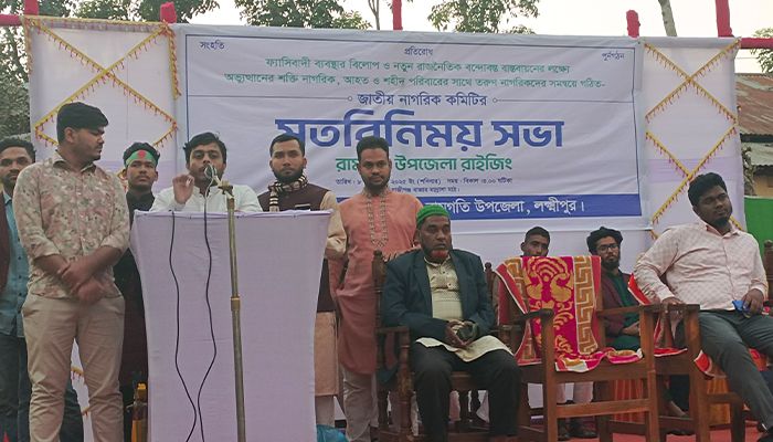 রামগতিতে জাতীয় নাগরিক কমিটির মতবিনিময় সভা