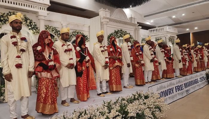 সিলেটে যৌতুকবিহীন গণবিয়ের আয়োজন