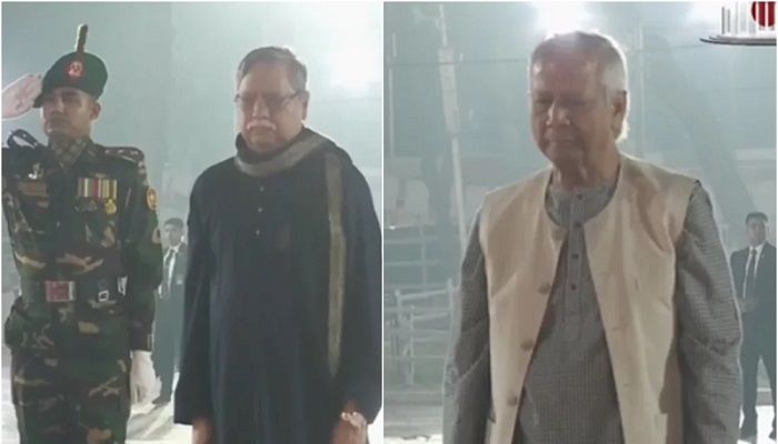 ভাষাশহীদদের প্রতি রাষ্ট্রপতি ও প্রধান উপদেষ্টার শ্রদ্ধা