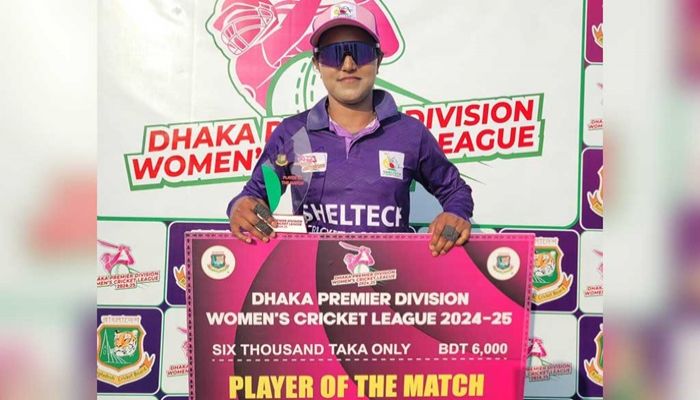 জ্যোতির সেঞ্চুরিতে শেলটেকের ছক্কা