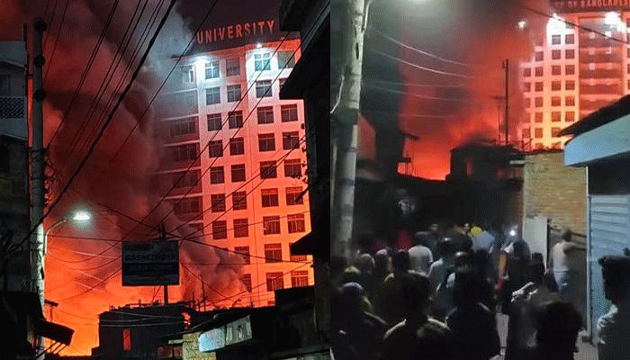 দেড় ঘণ্টা পর নিয়ন্ত্রণে গাবতলী বস্তির আগুন
