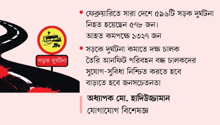 যোগাযোগ ব্যবস্থার উন্নতি হলেও মৃত্যু কমেনি সড়কে