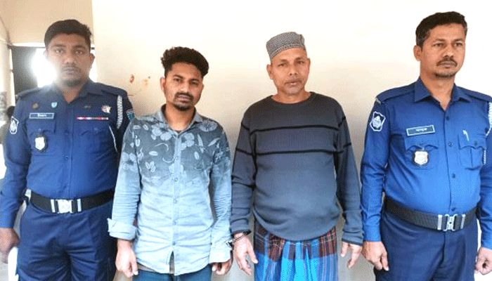 কুলাউড়ায় ছেলেসহ ইউপি চেয়ারম্যান গ্রেপ্তার