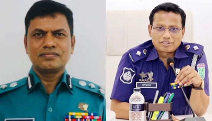 বরখাস্ত হলেন পুলিশের ডিআইজি মোল্লা নজরুল ও এসপি মান্নান