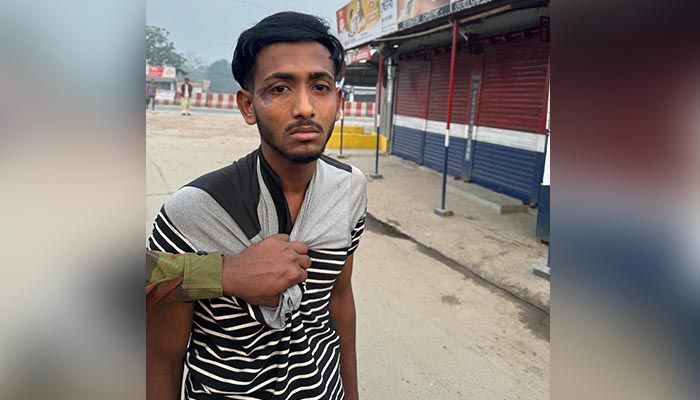 আটক আশরাফুল ইসলাম মুন্না। প্রবা ফটো
