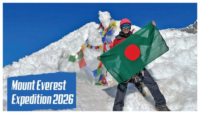 এভারেস্ট অভিযানে যাচ্ছেন পর্বতারোহী কাজী বিপ্লব