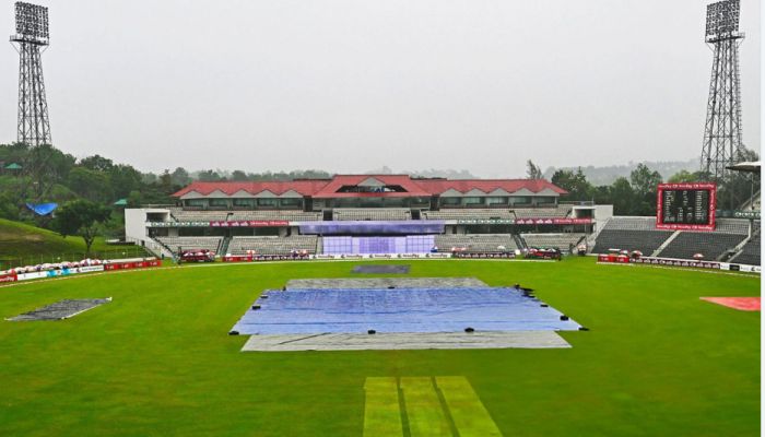 বৃষ্টিতে বাংলাদেশের ম্যাচ শুরুতে বিলম্ব