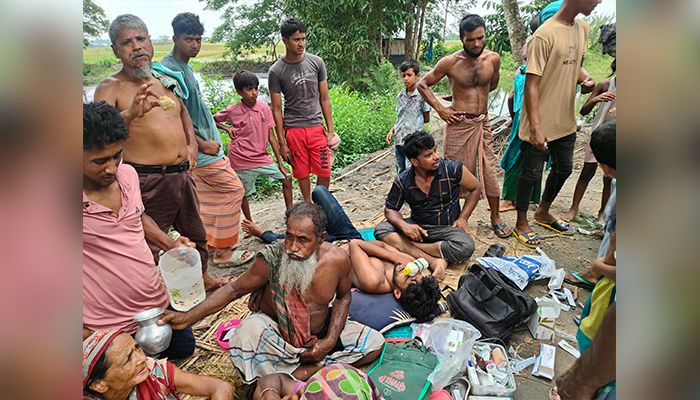 মাছের ঘের নিয়ে সংঘর্ষ শিশুসহ আহত ৩০ 