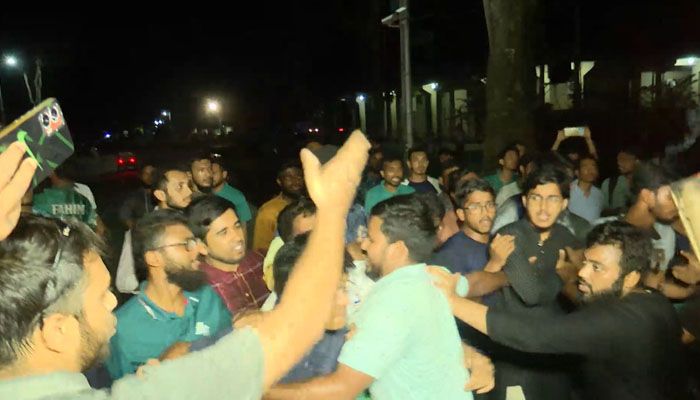 জামায়াত নেতা আজহারের মুক্তির রায়কে কেন্দ্র করে রাবিতে সংঘর্ষ