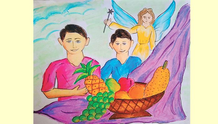 লেখা ও আঁকা তৌকির মুহাইমিন 