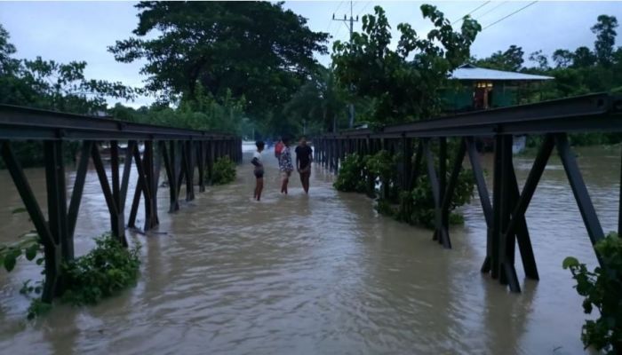 পানির নিচে খাগড়াছড়ি-লংগদু সড়ক, যোগাযোগ বিচ্ছিন্ন