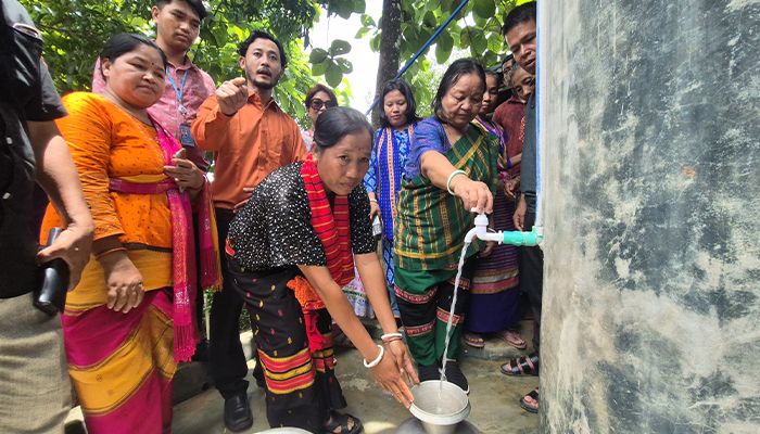 পাহাড়ে সুপেয় পানির প্রকল্প উদ্বোধন