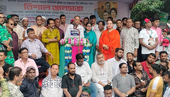 বিএনপির স্থায়ী কমিটির সদস্য ও সাবেক বিদ্যুৎ প্রতিমন্ত্রী ইকবাল হাসান মাহমুদ টুকু। প্রবা ফটো