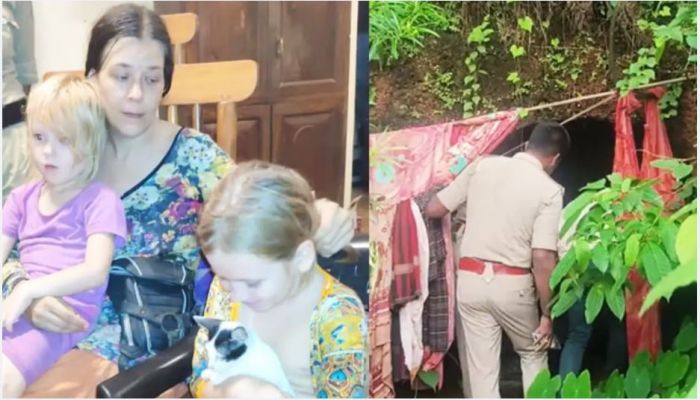 গুহায় দুই শিশুকে নিয়ে রাশিয়ান নারীর বসবাস! 
