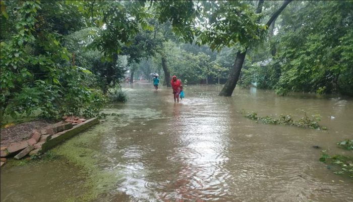 জারিরদোনা ও তুলাতুলি খাল খননে এলাকাজুড়ে জলাবদ্ধতা
