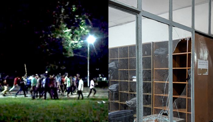 বাকৃবিতে শিক্ষার্থীদের ওপর বহিরাগতদের হামলা