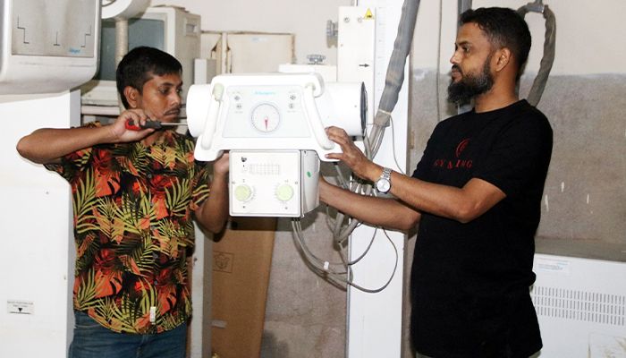 শেবাচিমে চার দিনে সচল হলো ৯৫টি মেশিন