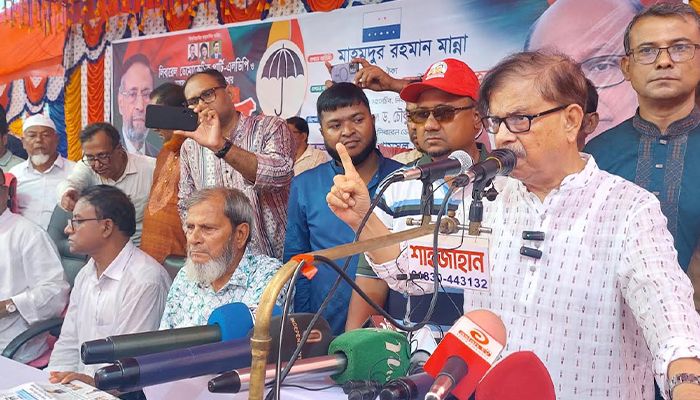 খারাপ মানুষকে ভোট দিয়ে সংসদে পাঠাবেন না: মাহমুদুর রহমান মান্না